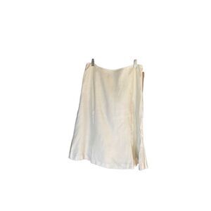 Lauren Ralph Lauren women’s 100% linen pleated fully lined skirt S/12